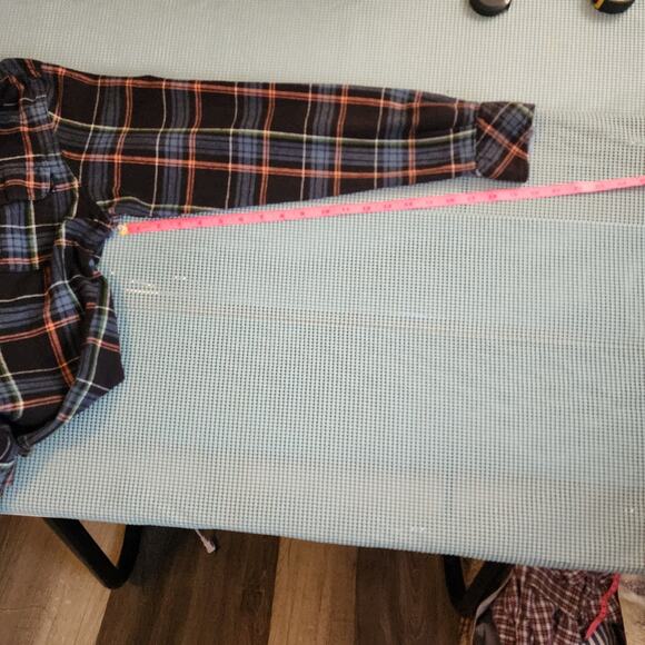 Matix  Flannel Shirt Men's S, Black Multicolor, Front Stash Pocket - Picture 5 of 9